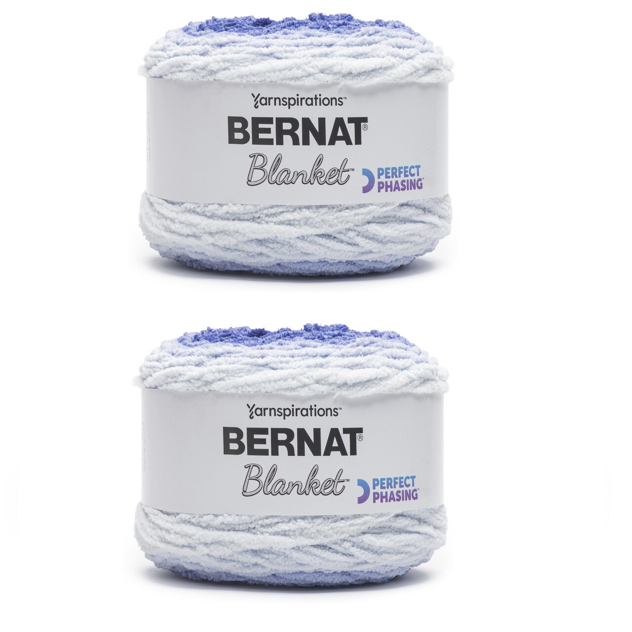 Multipack of 2 - Bernat Blanket Perfect Phasing Yarn-Dark Blue